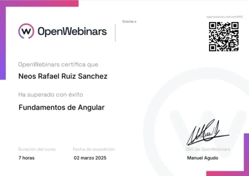 Angular Certificate