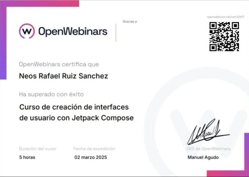 Jetpack Compose Certificate